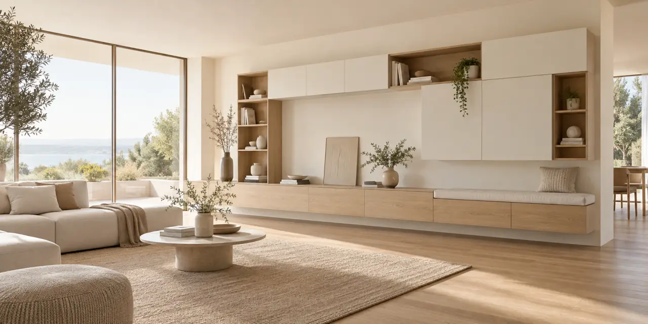 Les meubles de rangement design gagnent de la place sans alourdir la pièce