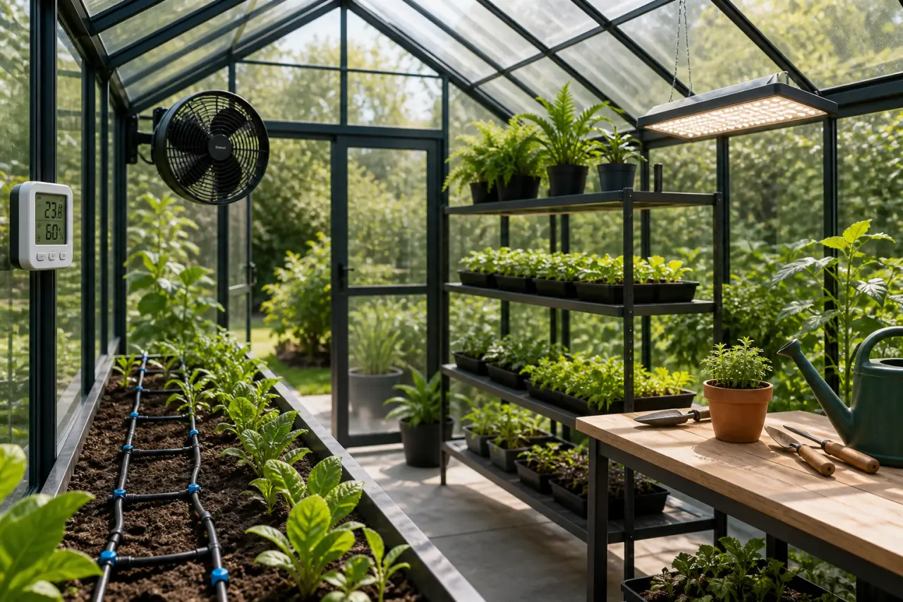 Accessoires pour serre de jardin : 5 équipements pour booster votre rendement