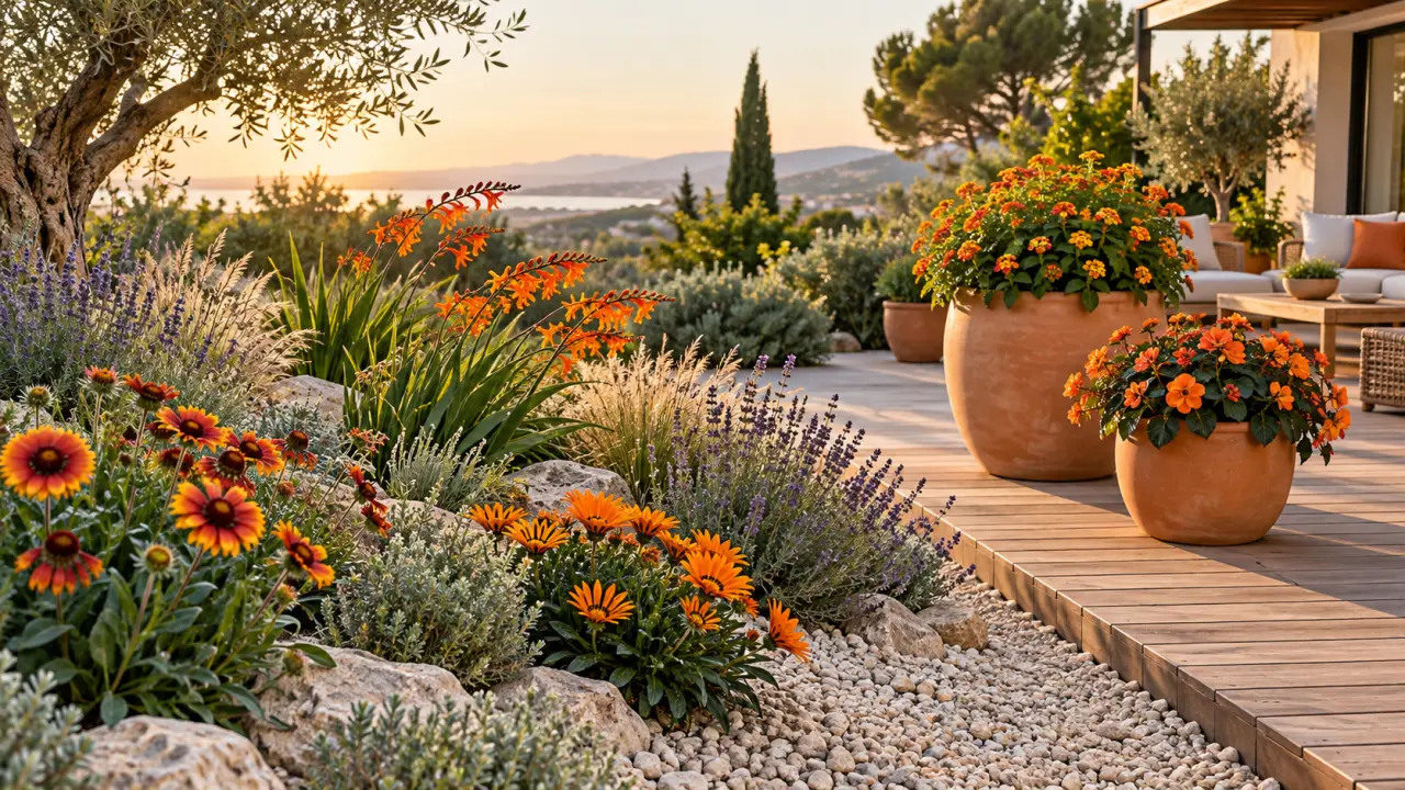 Plante à fleurs orange pour l’extérieur : du massif sec à la terrasse fleurie