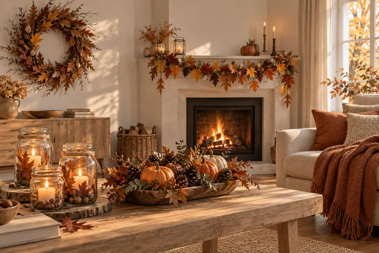 Décoration d'automne fait maison : 5 idées DIY pour une ambiance chaleureuse