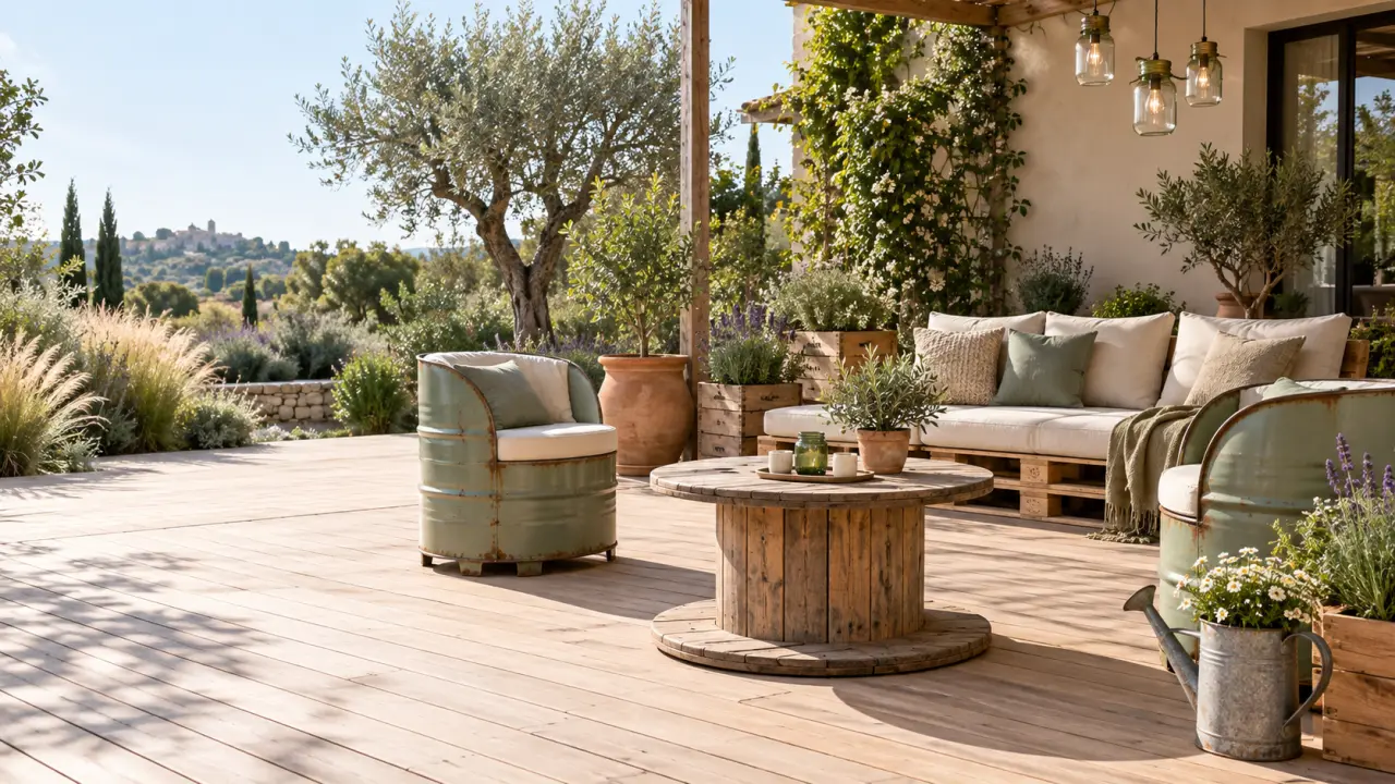 Déco de jardin : 100 astuces récup pour transformer vos objets du quotidien en mobilier unique