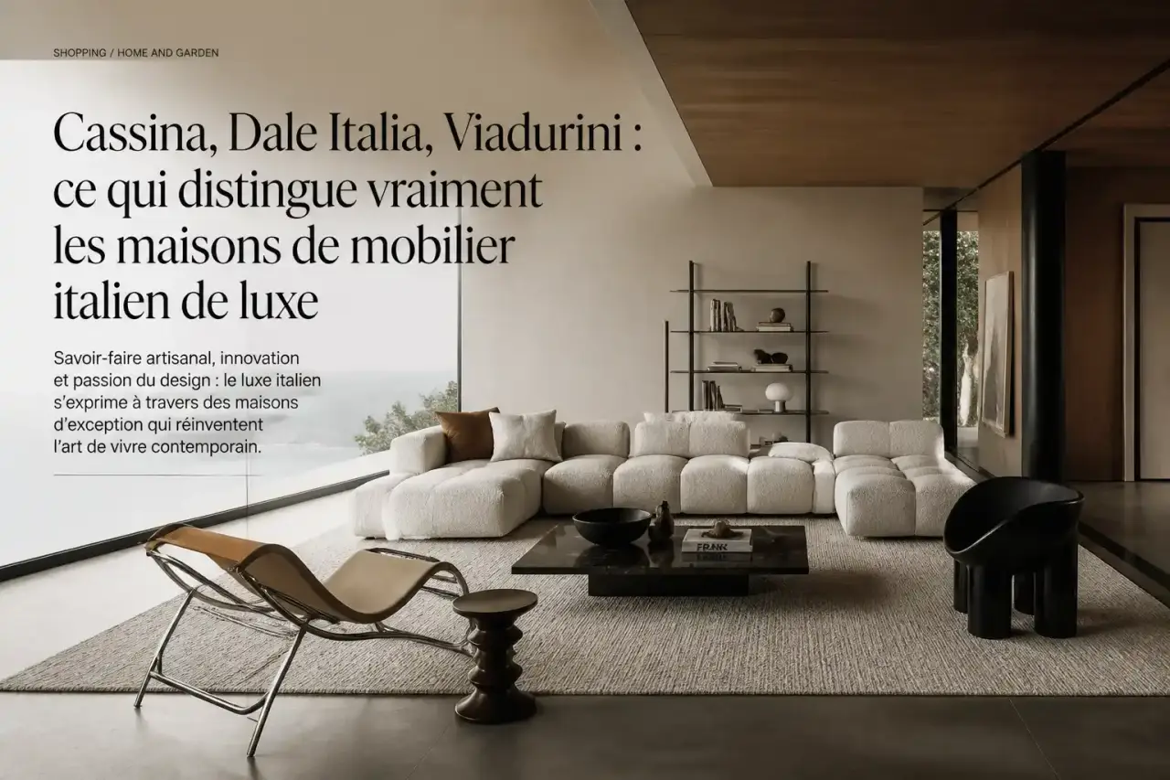 Cassina, Dale Italia, Viadurini : ce qui distingue vraiment les maisons de mobilier italien de luxe