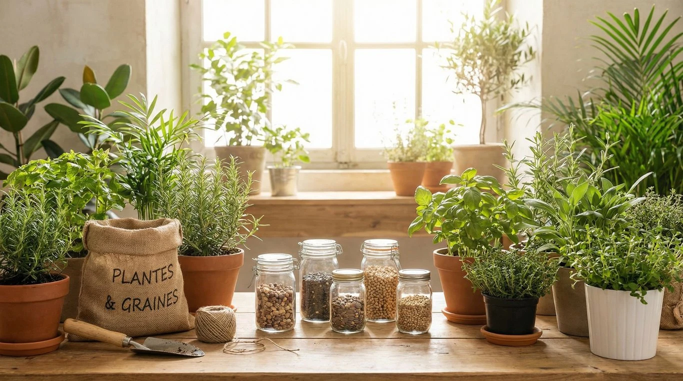 Collection de plantes d'intérieur