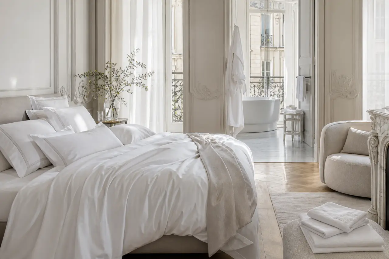 Descamps linge de maison : histoire, finitions et collections haut de gamme