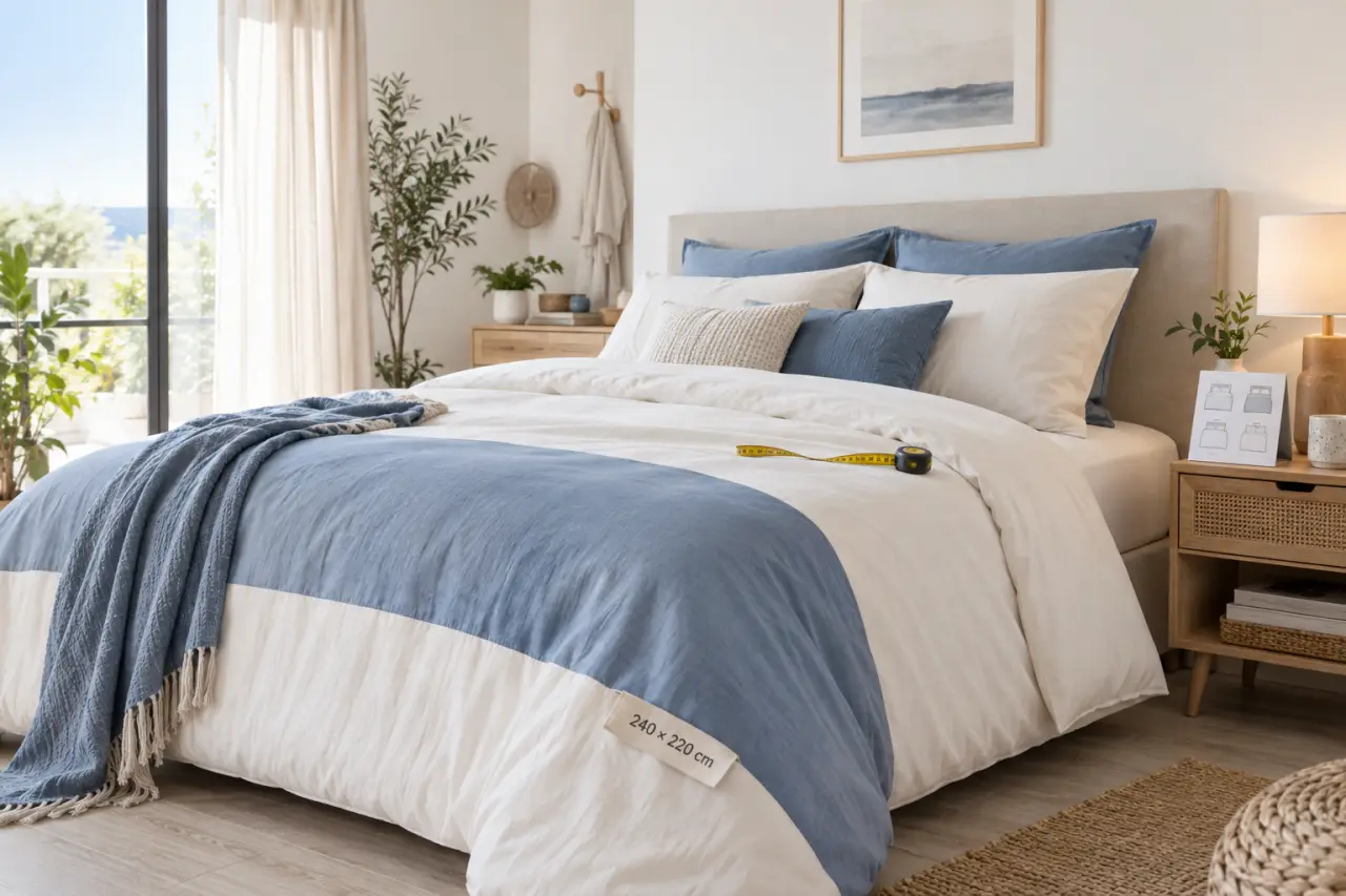 Linge de maison Carrefour : vérifiez d’abord la taille de la housse de couette