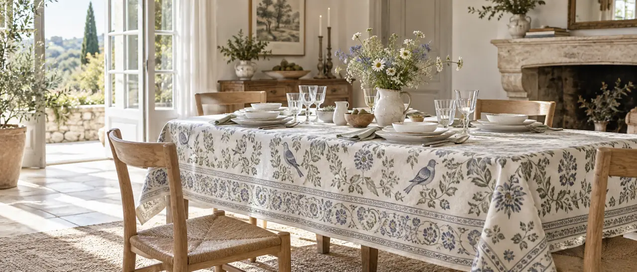 Beauvillé linge de maison : fabrication française et motifs alsaciens pour une table durable